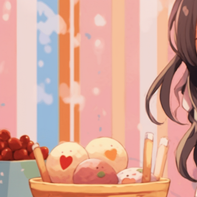 Image For Post | Anime duo showcasing love for sweets, one character holding ice cream and the other with a doughnut, vibrant colors. sweet matching pfp gif pfp for discord. - [matching pfp gif, aesthetic matching pfp ideas](https://hero.page/pfp/matching-pfp-gif-aesthetic-matching-pfp-ideas)
