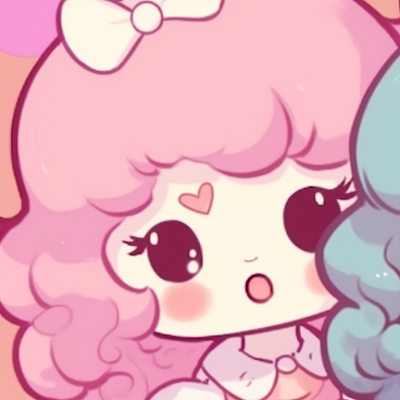 Image For Post | Close-up of two smiling Sanrio characters, delicate soft shades and distinct facial features. sanrio classic matching pfp pfp for discord. - [sanrio matching pfp, aesthetic matching pfp ideas](https://hero.page/pfp/sanrio-matching-pfp-aesthetic-matching-pfp-ideas)