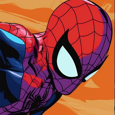 Image For Post | Two Spiderman characters divided by a vertical line, bright pop-art style colors and identical poses. inspiration for matching spiderman pfp pfp for discord. - [matching spiderman pfp, aesthetic matching pfp ideas](https://hero.page/pfp/matching-spiderman-pfp-aesthetic-matching-pfp-ideas)
