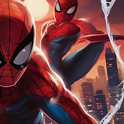 Image For Post | Spiderman trio scaling buildings, dynamic lines and detailed cityscape background. spiderman trio matching pfp pfp for discord. - [matching spiderman pfp, aesthetic matching pfp ideas](https://hero.page/pfp/matching-spiderman-pfp-aesthetic-matching-pfp-ideas)