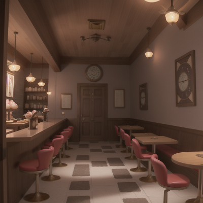 Image For Post Anime, ice cream parlor, wormhole, betrayal, map, temple, HD, 4K, AI Generated Art