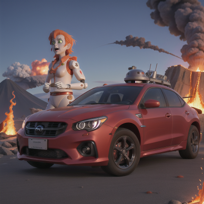 Image For Post Anime, robot, seafood restaurant, zombie, volcano, car, HD, 4K, AI Generated Art