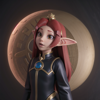 Image For Post Anime, sphinx, elf, vampire, space, dog, HD, 4K, AI Generated Art