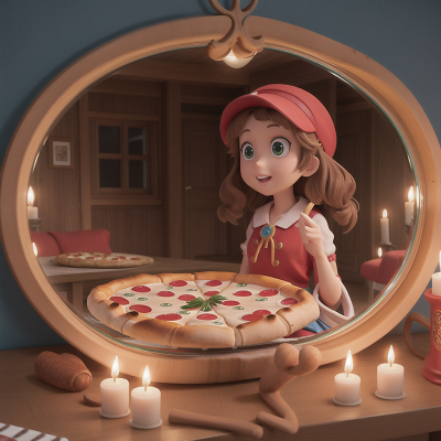Image For Post Anime, boat, enchanted mirror, camera, pizza, exploring, HD, 4K, AI Generated Art