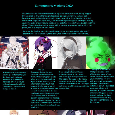 Image For Post Summoner’s Minions CYOA By Lunar