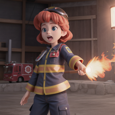 Image For Post Anime, confusion, singing, virtual reality, shield, firefighter, HD, 4K, AI Generated Art
