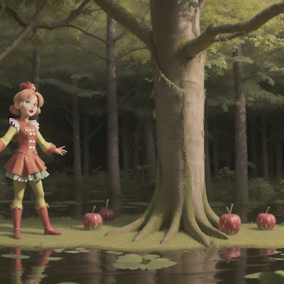 Image For Post Anime, swamp, hero, forest, fruit market, circus, HD, 4K, AI Generated Art