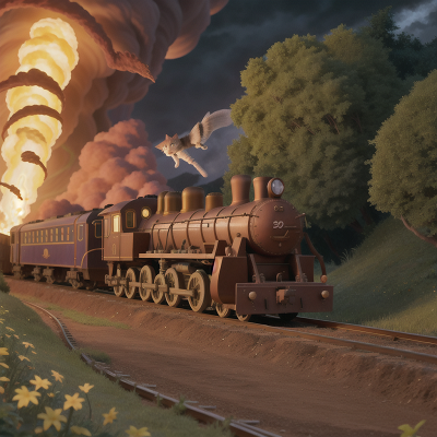 Image For Post Anime, tornado, queen, cat, train, wizard, HD, 4K, AI Generated Art