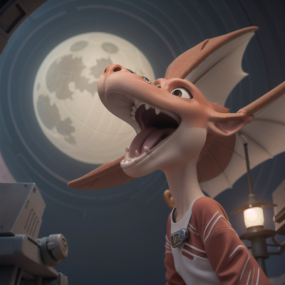 Image For Post Anime, space station, pterodactyl, sandstorm, laughter, moonlight, HD, 4K, AI Generated Art