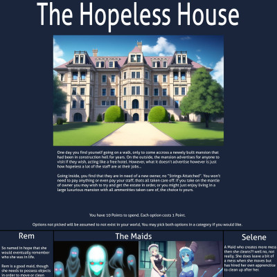 Image For Post The Hopeless House CYOA by Shanewallis12345