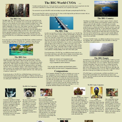 Image For Post The Big World CYOA from /tg/