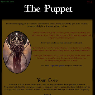 Image For Post The Puppet CYOA by UnbalancedGoblin