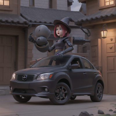Image For Post Anime, witch's cauldron, car, robot, ninja, ghost, HD, 4K, AI Generated Art