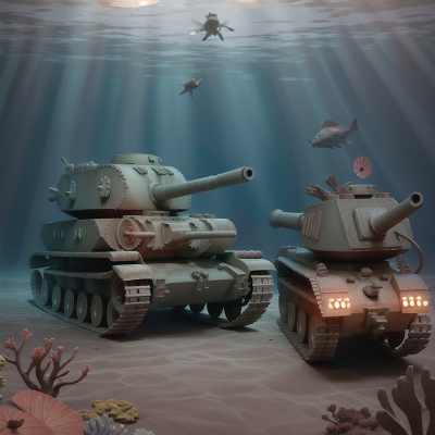 Image For Post Anime, underwater city, failure, confusion, celebrating, tank, HD, 4K, AI Generated Art