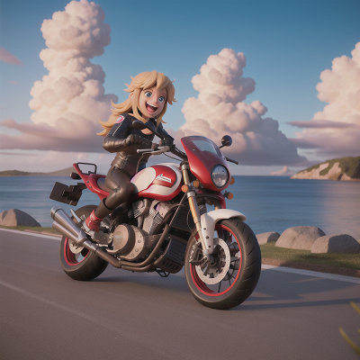 Image For Post Anime, motorcycle, island, city, sushi, laughter, HD, 4K, AI Generated Art