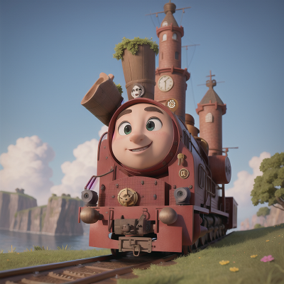 Image For Post Anime, invisibility cloak, train, pirate, tower, queen, HD, 4K, AI Generated Art