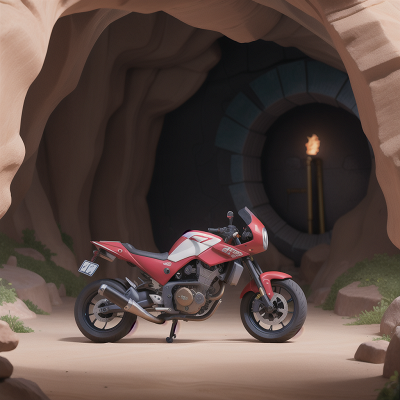 Image For Post Anime, robotic pet, cave, motorcycle, circus, key, HD, 4K, AI Generated Art