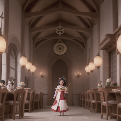 Image For Post Anime, cathedral, geisha, confusion, yeti, ice cream parlor, HD, 4K, AI Generated Art