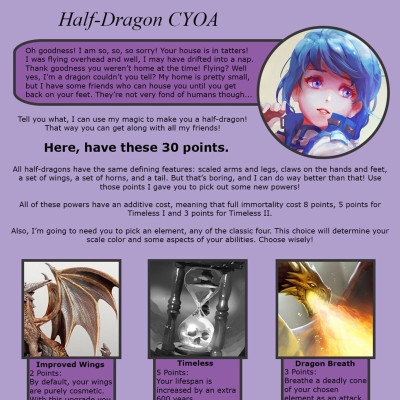 Image For Post Half-Dragon v1 CYOA by Ferrean