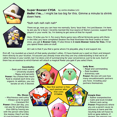 Image For Post Super Bowser v1 CYOA by verite-shadow