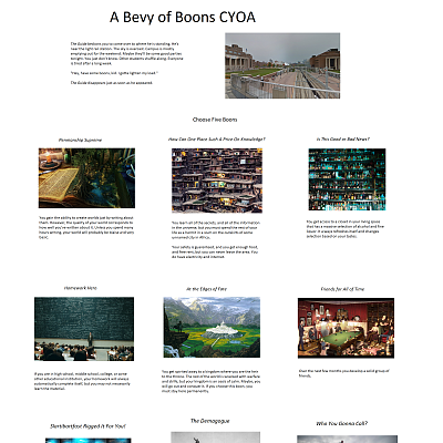 Image For Post A Bevy of Boons CYOA