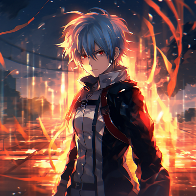 Image For Post | Profile picture of Todoroki featuring his dual powers of fire and ice in a dynamic pose aesthetic 4k anime pfp - [4K Anime Profile Pictures](https://hero.page/pfp/4k-anime-profile-pictures)