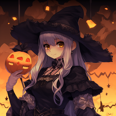 Image For Post Mysterious Anime Pair - halloween anime pfp for pairs