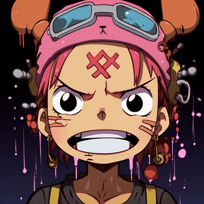 Image For Post Chopper from One Piece Silly Expression - matched sets of funny anime pfps