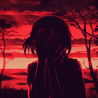 Image For Post | A beautiful anime scene showcasing a red sunset with 4K clarity. high-quality red anime 4k - [Red Anime PFP Compilation](https://hero.page/pfp/red-anime-pfp-compilation)