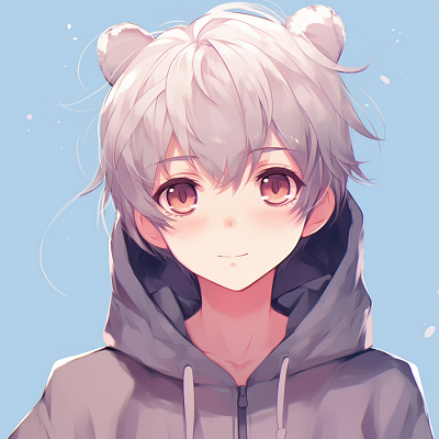 Image For Post | Anime boy profile with a peaceful expression, focus on intricate line work and warm tones. adorable anime pfp illustrations - [cute pfp anime](https://hero.page/pfp/cute-pfp-anime)