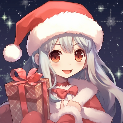 Image For Post | Cute anime girl standing beside a decorated Christmas tree, detailed background and expressive eyes. cute christmas anime pfp - [christmas anime pfp](https://hero.page/pfp/christmas-anime-pfp)