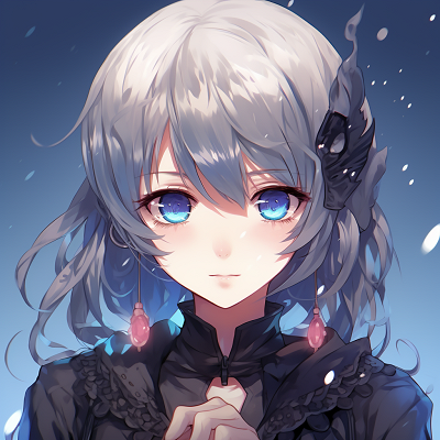 Image For Post | Anime girl with crystal blue eyes highlighting the bright color palette. anime girl pfp avatar anime pfp - [Anime girl pfp](https://hero.page/pfp/anime-girl-pfp)