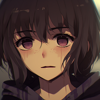 Image For Post | Focus on an anime character's teary eyes and clenched fist, adding a sense of distress. artistic sad anime pfpHD, free download - [Sad Anime pfp Collection](https://hero.page/pfp/sad-anime-pfp-collection)
