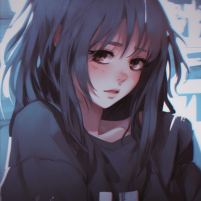 Image For Post | Anime girl looking upset in the rain, water droplets and reflected light are vividly illustrated with vibrant color gradients. aesthetic anime girl with sad pfp - [Sad PFP Anime](https://hero.page/pfp/sad-pfp-anime)