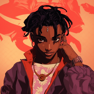 Image For Post | Carti positioned in a cyberpunk setting, neon colors and intricate background details. playboi carti in anime art style - [Playboi Carti PFP Anime Art Collection](https://hero.page/pfp/playboi-carti-pfp-anime-art-collection)