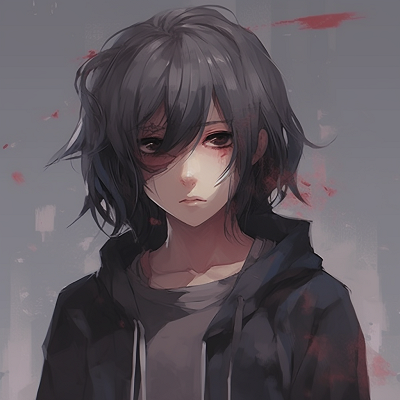 Image For Post | Anime character losing hope, focus on the use of dark tones and negative space. depressed anime characters pfp - [Sad PFP Anime](https://hero.page/pfp/sad-pfp-anime)