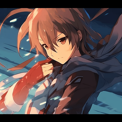Image For Post | Image of Asuna ready for battle, demonstrating dynamic poses and sharp outlines. intricate anime pfp gifs collection - [Center for Anime PFP GIFs Research](https://hero.page/pfp/center-for-anime-pfp-gifs-research)