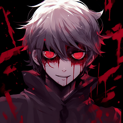 Image For Post | Kaneki in deep shadows, dynamic composition with dark tones and red highlights. character insights for crazy anime pfp pfp for discord. - [Crazy Anime PFP](https://hero.page/pfp/crazy-anime-pfp)