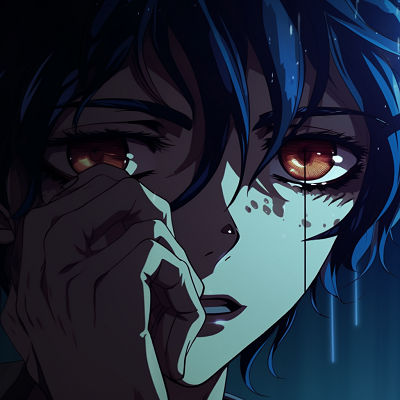 Image For Post Rainy Despair PFP - poignant crying anime pfp