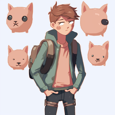 Image For Post | A high school boy in a fashionable outfit, casual dress code and detailed accessories. stylish pfp for school boys pfp for discord. - [Cute Profile Pictures for School Collections](https://hero.page/pfp/cute-profile-pictures-for-school-collections)