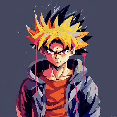 Image For Post | Power-up scene of Super Saiyan in drip style, dynamic pose with bright yellow and green. pfp ideas drippy anime style pfp for discord. - [Ultimate Drippy Anime PFP](https://hero.page/pfp/ultimate-drippy-anime-pfp)