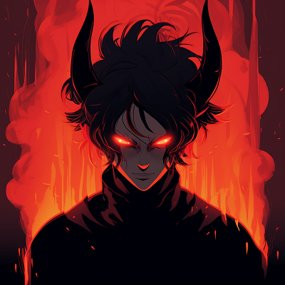 Image For Post | Close-up of a demon's red eyes, filled with intricate detailing and high contrast. anime demon pfp aesthetics pfp for discord. - [Anime Demon PFP Collection](https://hero.page/pfp/anime-demon-pfp-collection)