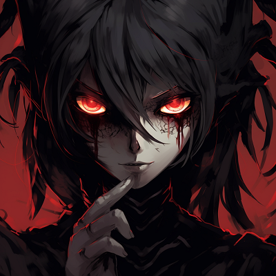 Image For Post | Roaring demon, dynamic pose with impactful linework and deep red accents. demonic anime pfp concepts pfp for discord. - [demonic anime pfp](https://hero.page/pfp/demonic-anime-pfp)