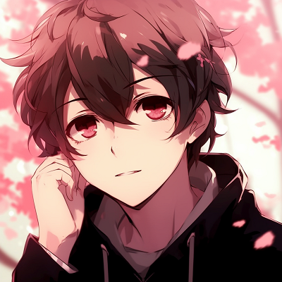 Image For Post | Anime boy surrounded by floral elements, detailed flora with cool color contrast. anime boy pfp ideas pfp for discord. - [anime guys pfp suggestions](https://hero.page/pfp/anime-guys-pfp-suggestions)