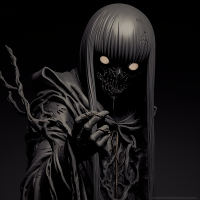 Image For Post | Close-up of the face of a Grim Reaper anime character, intense emotion portrayed by detailed eye design and shadows. conceptual ideas for scary anime pfp pfp for discord. - [Scary Anime PFP Collection](https://hero.page/pfp/scary-anime-pfp-collection)