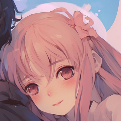 Image For Post | Two characters with gentle body language, delicate lines and soft shading. cool couple matching pfp pfp for discord. - [couple matching pfp, aesthetic matching pfp ideas](https://hero.page/pfp/couple-matching-pfp-aesthetic-matching-pfp-ideas)