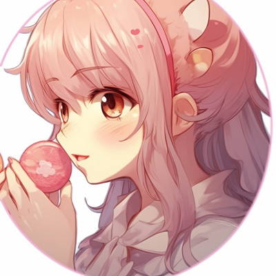 Image For Post | Two characters with frilly outfits and candy-colored hair, sharing a secret. girl x girl cute matching pfp pfp for discord. - [cute matching pfp, aesthetic matching pfp ideas](https://hero.page/pfp/cute-matching-pfp-aesthetic-matching-pfp-ideas)