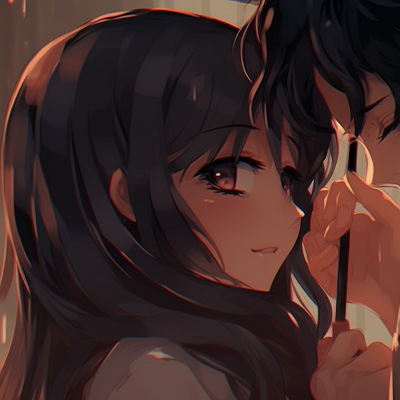 Image For Post | Two characters against a sunset, shadows and warm golden light. romantic couple match pfp pfp for discord. - [couple match pfp, aesthetic matching pfp ideas](https://hero.page/pfp/couple-match-pfp-aesthetic-matching-pfp-ideas)