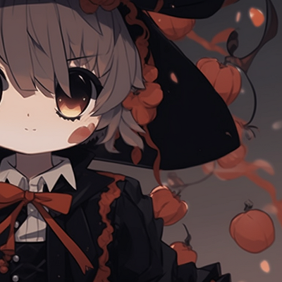 Image For Post | Two anime characters, gothic style, Halloween costumes adorable couples halloween pfps pfp for discord. - [matching halloween pfp, aesthetic matching pfp ideas](https://hero.page/pfp/matching-halloween-pfp-aesthetic-matching-pfp-ideas)