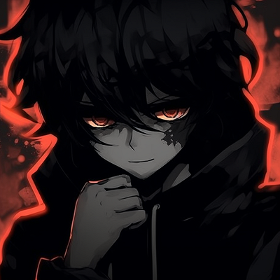 Image For Post | Anime boy staring through blood-red eyes, the feeling of despair and sorrow is prominent, the dark color scheme adds to his inner turmoil. cute darkness anime pfps pfp for discord. - [Darkness Anime PFP Collection](https://hero.page/pfp/darkness-anime-pfp-collection)
